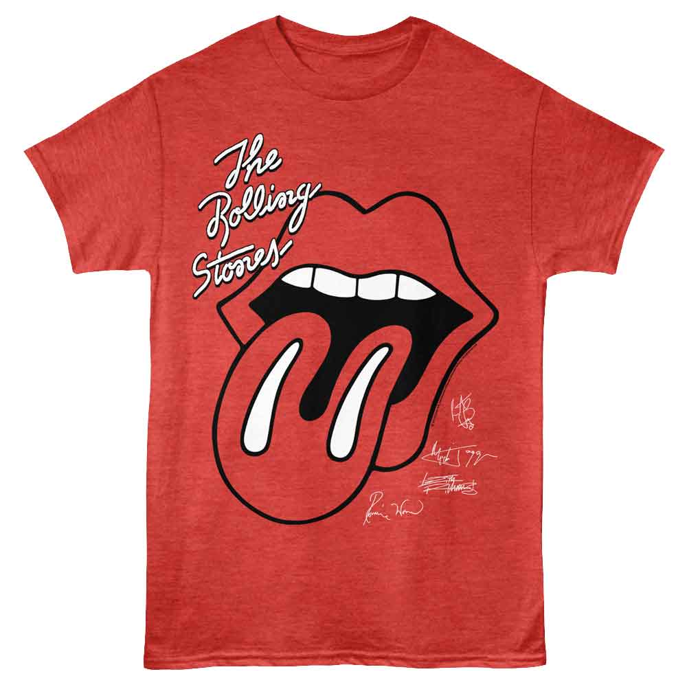 Rolling Stones Original Tongue Logo Graphic T-Shirt - Retro Rock Band Concert Clothing - Unisex Adult Music Gift