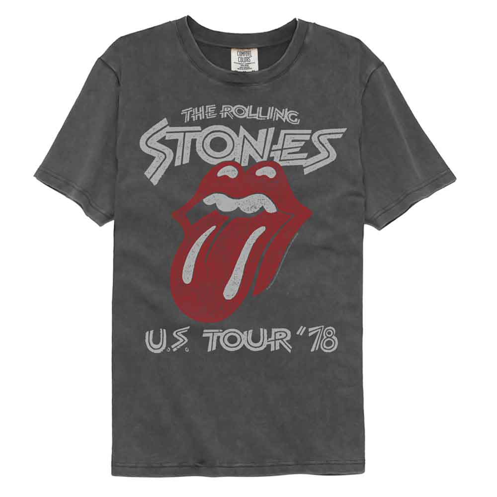 The Rolling Stones 1978 US Tour Graphic T-Shirt - Official Concert Band Tee