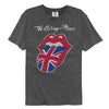 The Rolling Stones Union Jack Painted Tongue Graphic T-Shirt - Official Band Tee