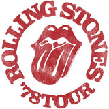 The Rolling Stones Tour 78 Graphic T-Shirt - Vintage 1978 Concert Rock Band Tee - Retro Unisex Music Fan Shirt