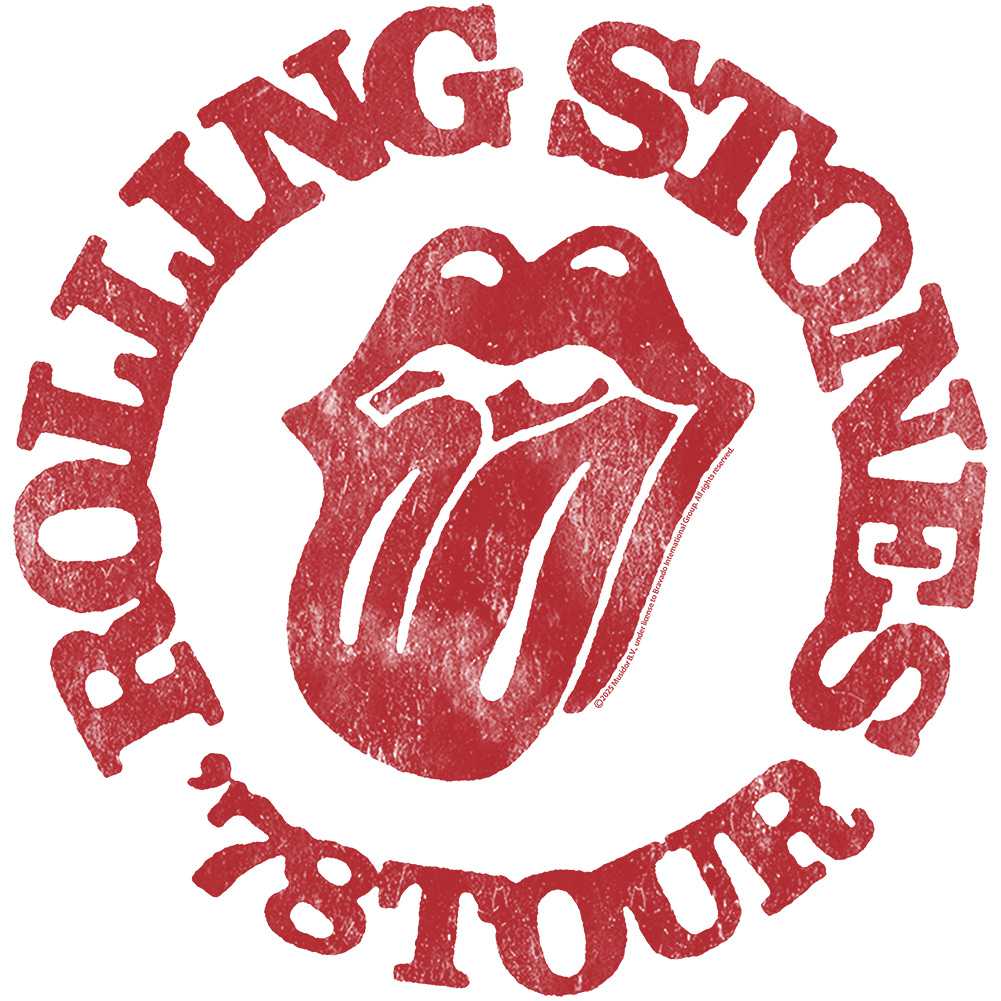 The Rolling Stones Tour 78 Graphic T-Shirt - Vintage 1978 Concert Rock Band Tee - Retro Unisex Music Fan Shirt