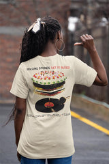 Rolling Stones Let It Bleed 1969 Front Back Graphic T-Shirt - Classic Rock Music Merch - Unisex Adult Concert Gift