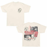 The Rolling Stones Band Collage Graphic T-Shirt - Official Two-Sided Band Tee