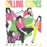 The Rolling Stones Dirty Work 1986 Vintage Band Tee - Unisex Retro Graphic Shirt