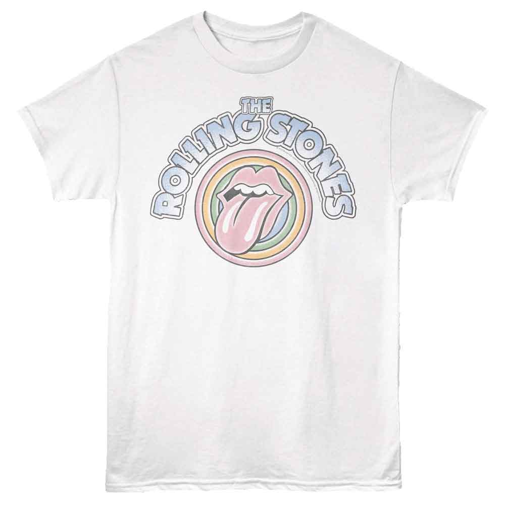 Rolling Stones Circle Logo Vintage Band Tee - Unisex Classic Rock Graphic Shirt