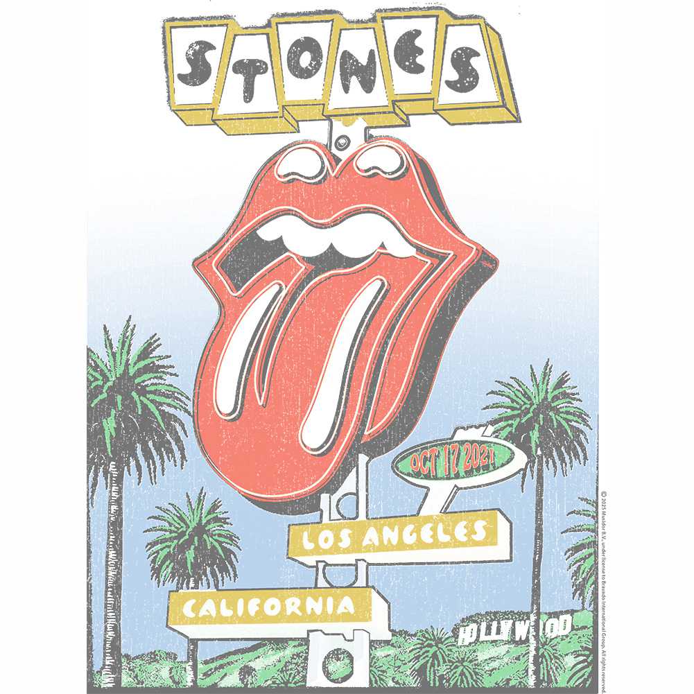 Rolling Stones Motel Style Graphic T-Shirt - Vintage Rock Band Tee