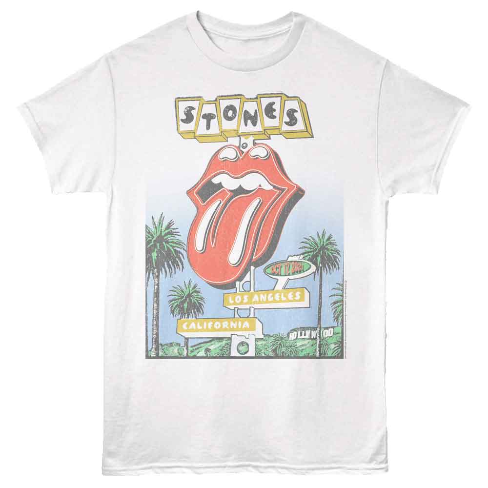 Rolling Stones Motel Style Graphic T-Shirt - Vintage Rock Band Tee