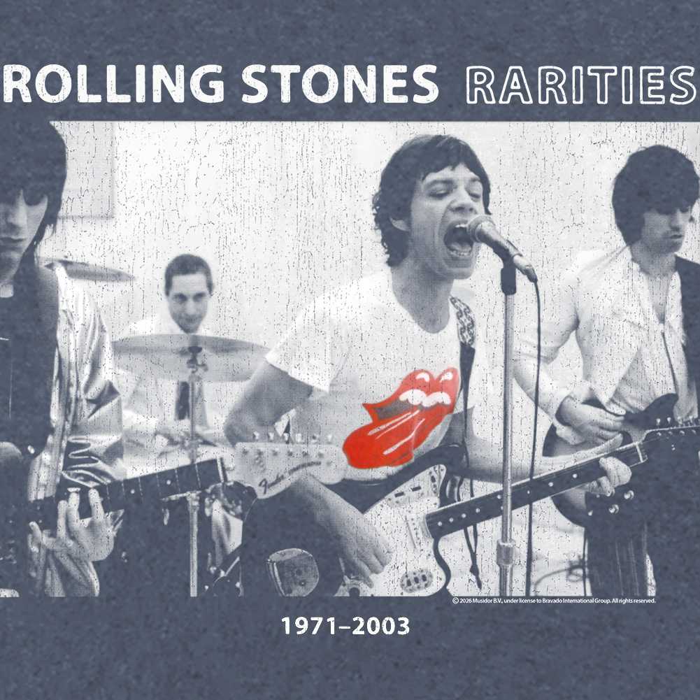 The Rolling Stones Rarities Graphic T-Shirt - Official Rock Band Tee