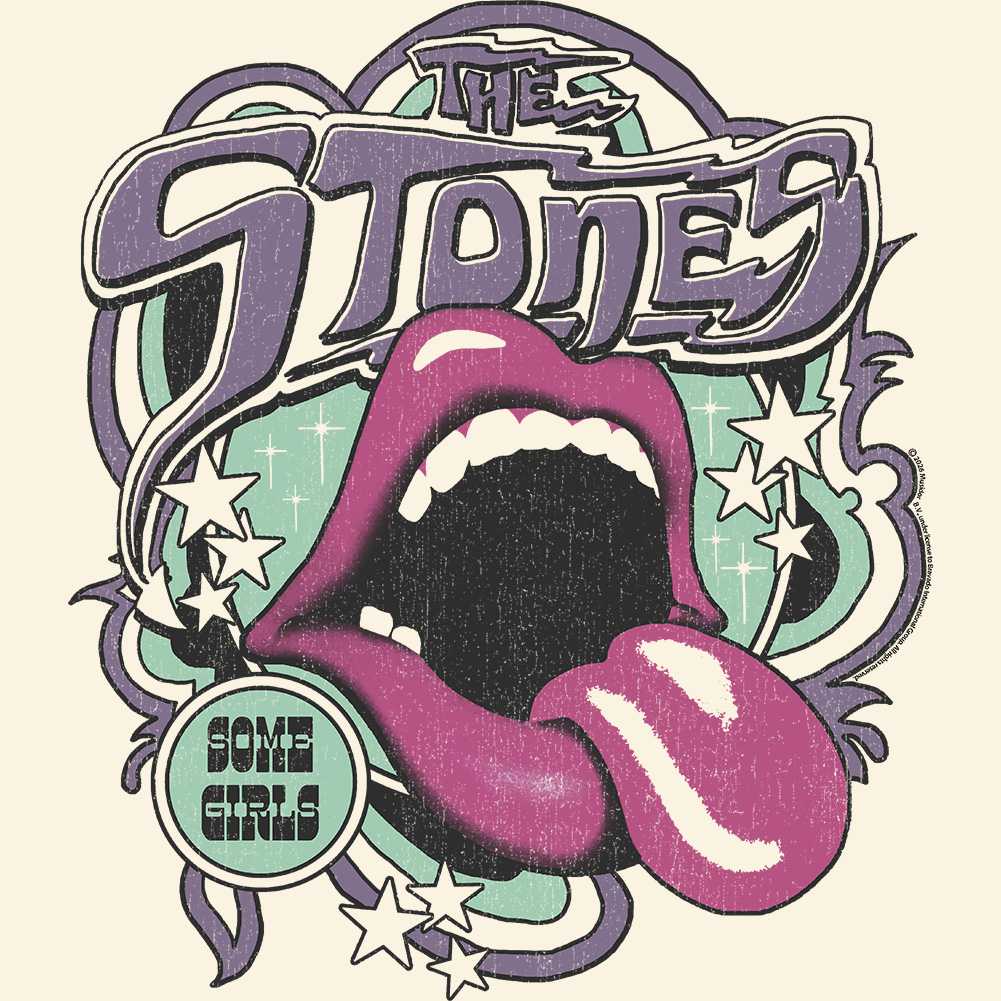 The Rolling Stones Some Girls Graphic T-Shirt - Official 1978 Album Band Tee