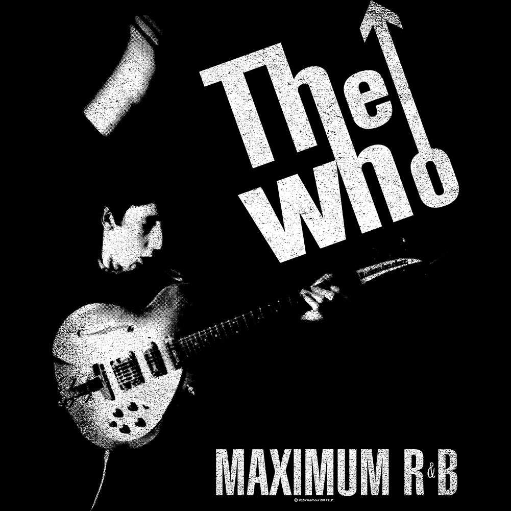 The Who Maximum R And B Graphic T-Shirt - Classic Rock Music Clothing - Vintage Concert Lover Gift Idea