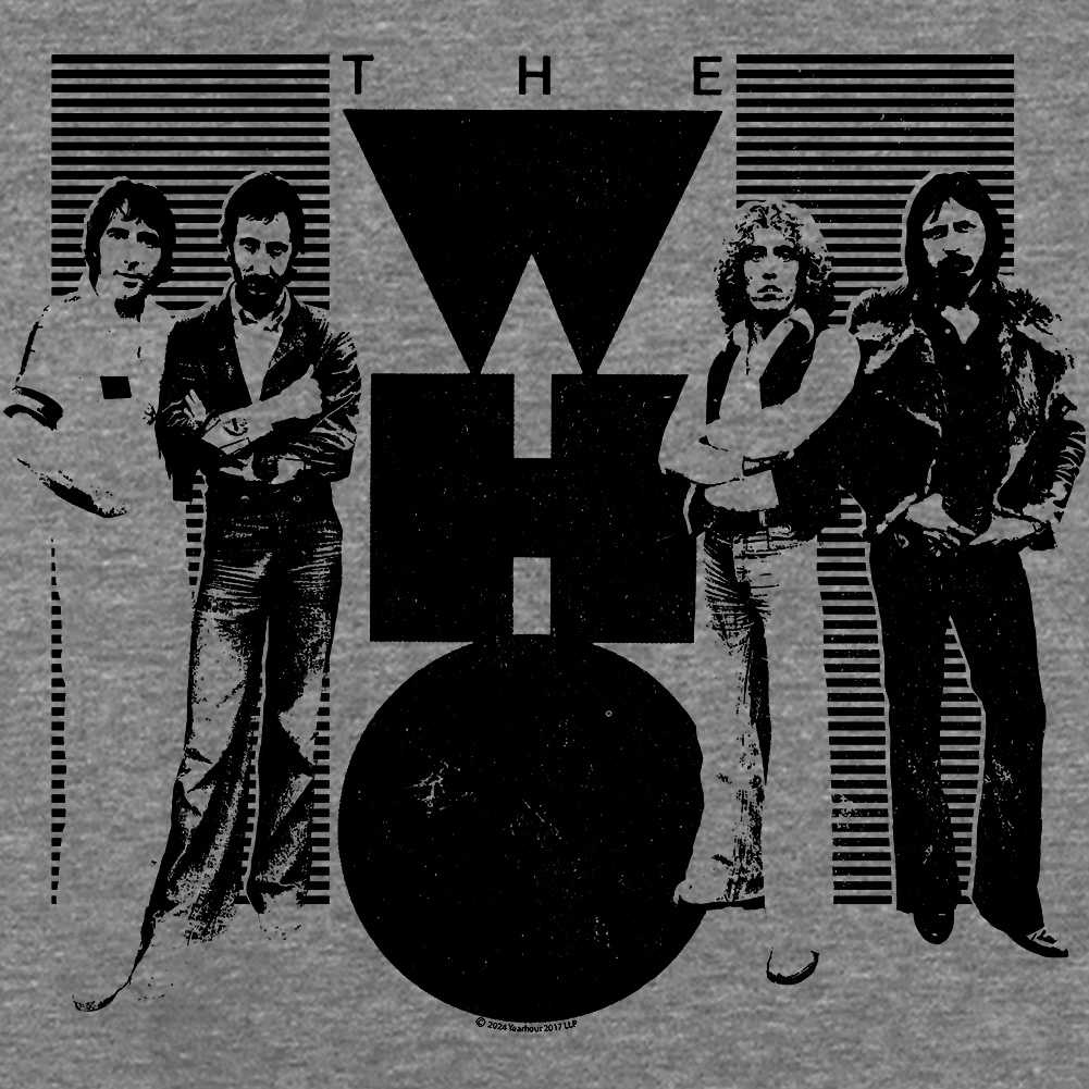 The Who 75 Graphic T-Shirt - Classic Rock Music Clothing - Vintage Concert Lover Gift Idea