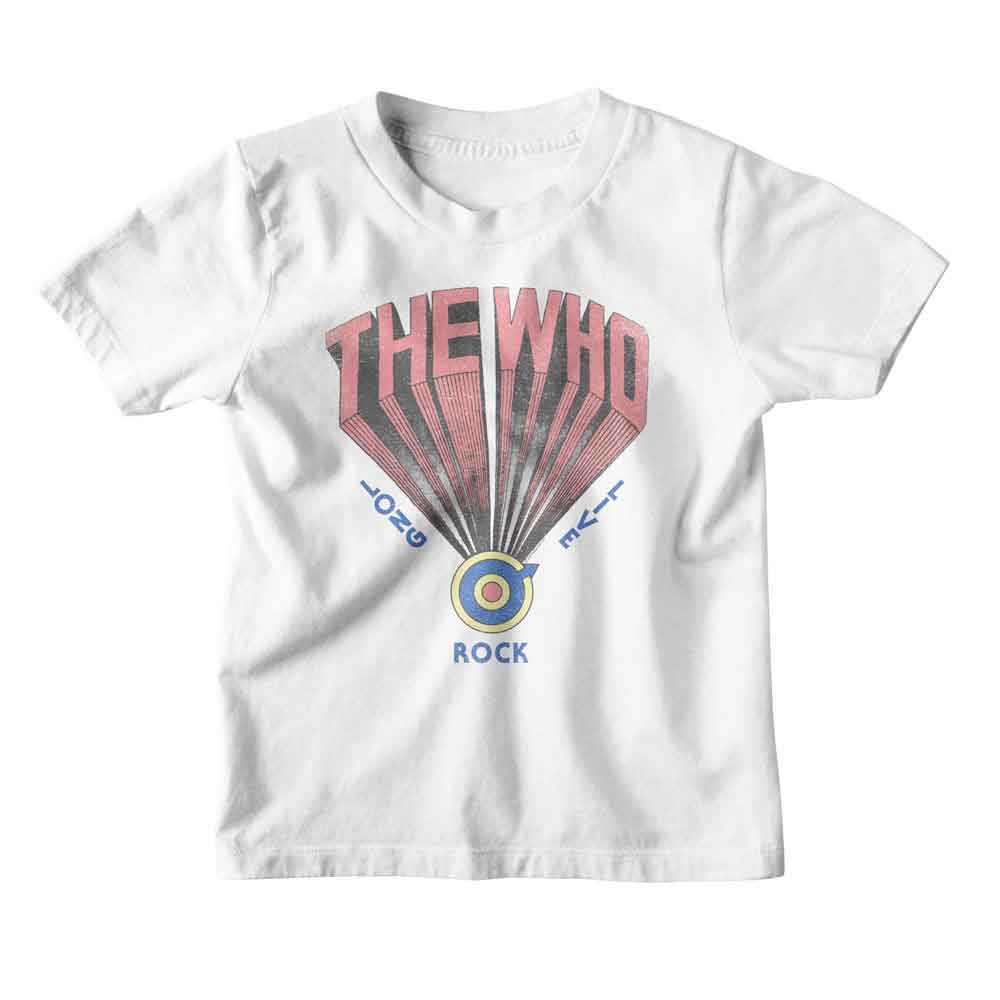 The Who Long Live Rock Youth Graphic T-Shirt - Classic Rock Music Clothing - Kids Concert Lover Gift Idea