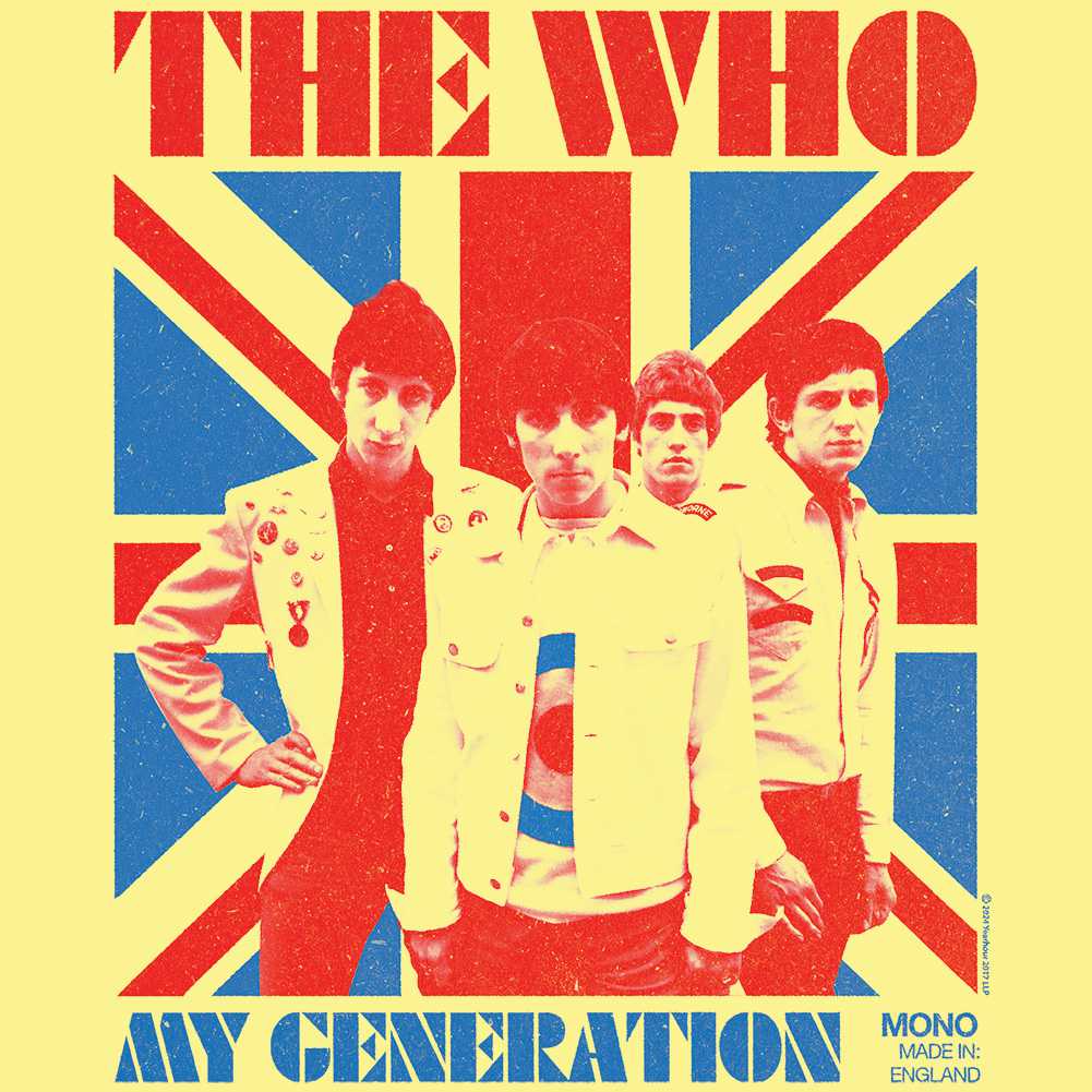 The Who My Generation UJ Graphic T-Shirt - Classic Rock Music Clothing - Vintage Concert Lover Gift Idea