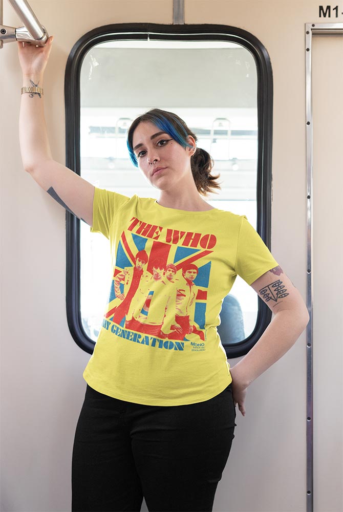 The Who My Generation UJ Graphic T-Shirt - Classic Rock Music Clothing - Vintage Concert Lover Gift Idea