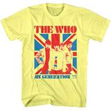 The Who My Generation UJ Graphic T-Shirt - Classic Rock Music Clothing - Vintage Concert Lover Gift Idea