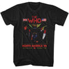 The Who Its Hard North America 82 Graphic T-Shirt - Classic Rock Music Clothing - Vintage Concert Lover Gift Idea