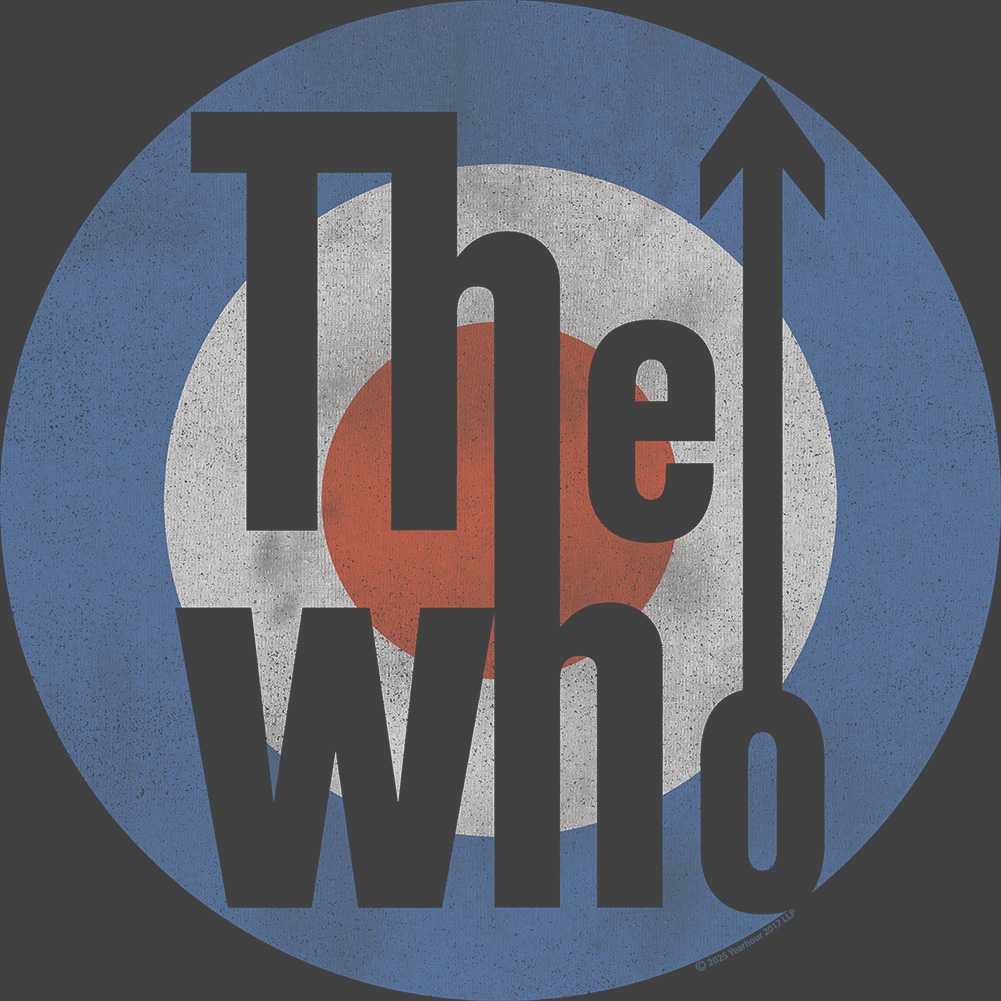 The Who Circle Logo Graphic T-Shirt - Classic Rock Music Clothing - Vintage Concert Lover Gift Idea