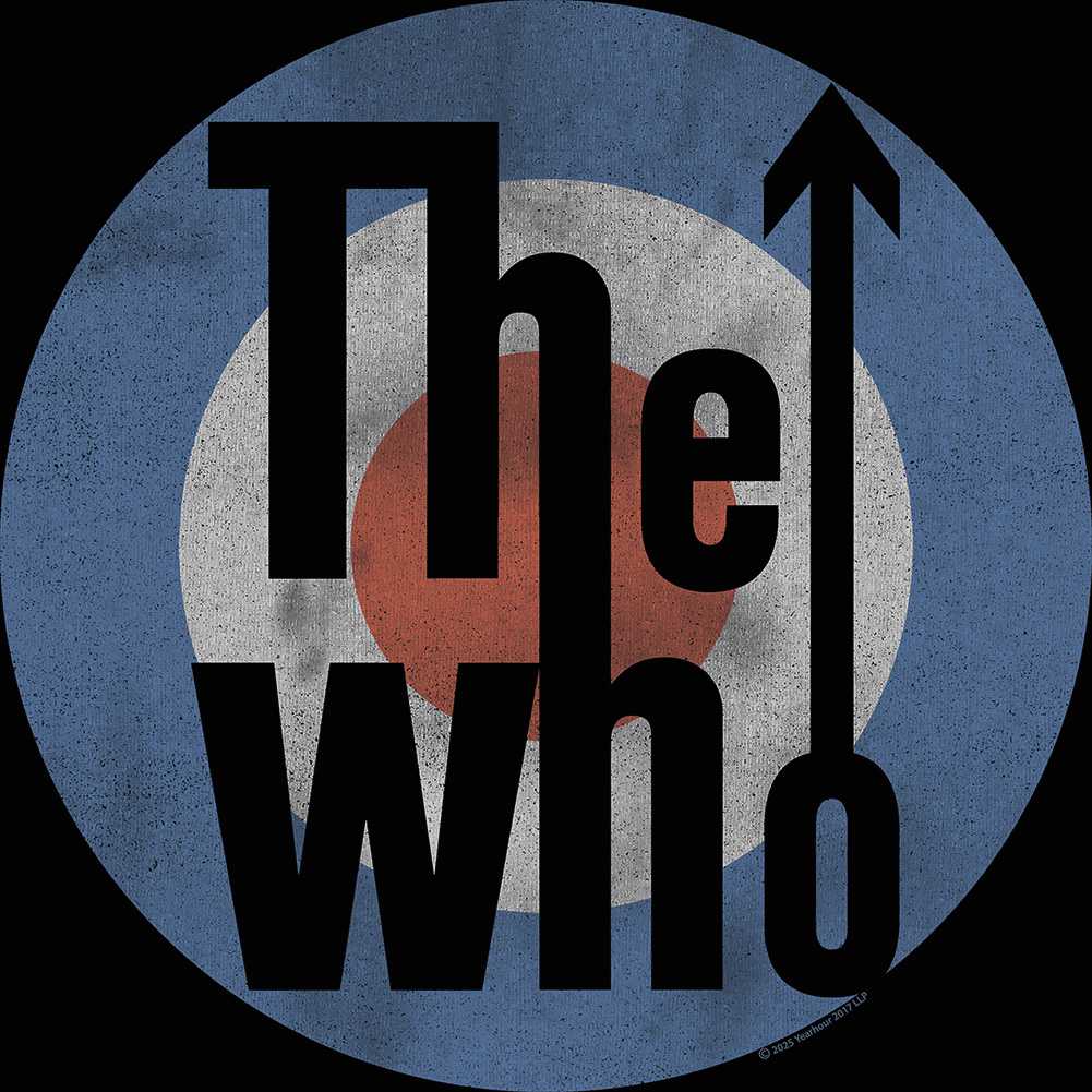 The Who Circle Logo Youth Graphic T-Shirt - Classic Rock Music Clothing - Kids Concert Lover Gift Idea