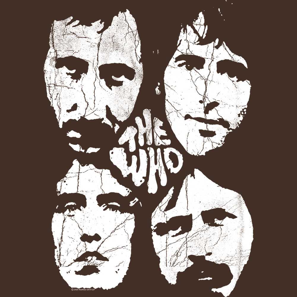 The Who Faces Graphic T-Shirt - Classic Rock Music Clothing - Vintage Concert Lover Gift Idea