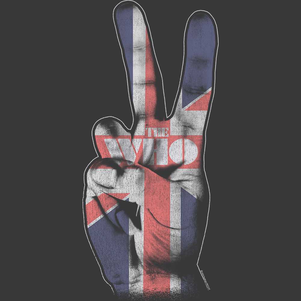 The Who Peace Graphic T-Shirt - Classic Rock Music Clothing - Vintage Concert Lover Gift Idea