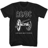 AC/DC About To Rock Adult Graphic T-Shirt - Retro Rock Music Clothing - Concert Lover Gift Idea