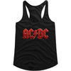 AC/DC Distress Rd Adult Woman Tank Top - Retro Rock Music Clothing - Concert Lover Gift Idea