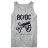 AC/DC About To Rock Again Adult Woman Tank Top - Retro Rock Music Clothing - Concert Lover Gift Idea