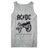 AC/DC About To Rock Again Adult Woman Tank Top - Retro Rock Music Clothing - Concert Lover Gift Idea