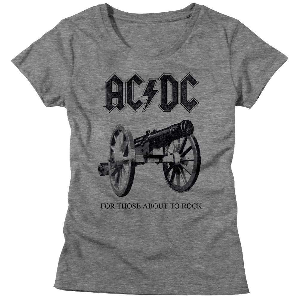 AC/DC About To Rock Again Adult Graphic T-Shirt - Retro Rock Music Clothing - Concert Lover Gift Idea