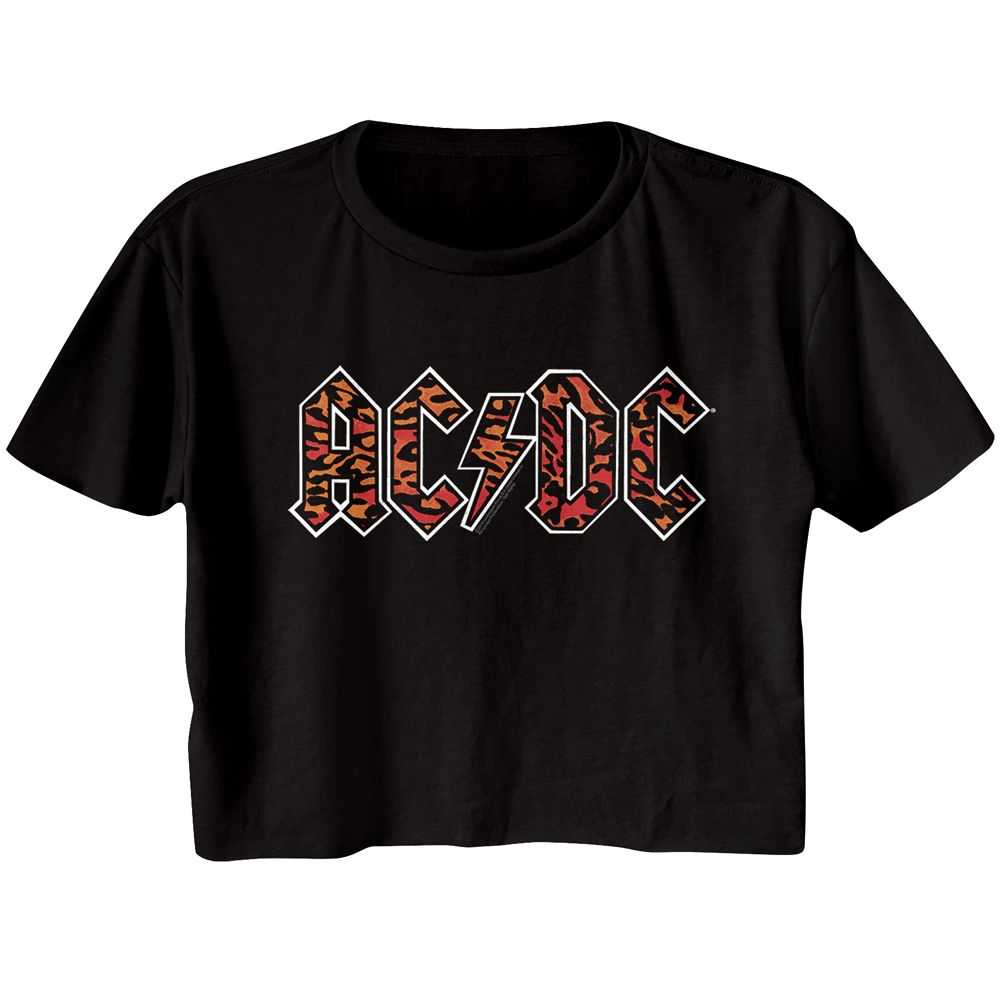 AC/DC Leopard Print Adult Woman Tank Top - Retro Rock Music Clothing - Concert Lover Gift Idea