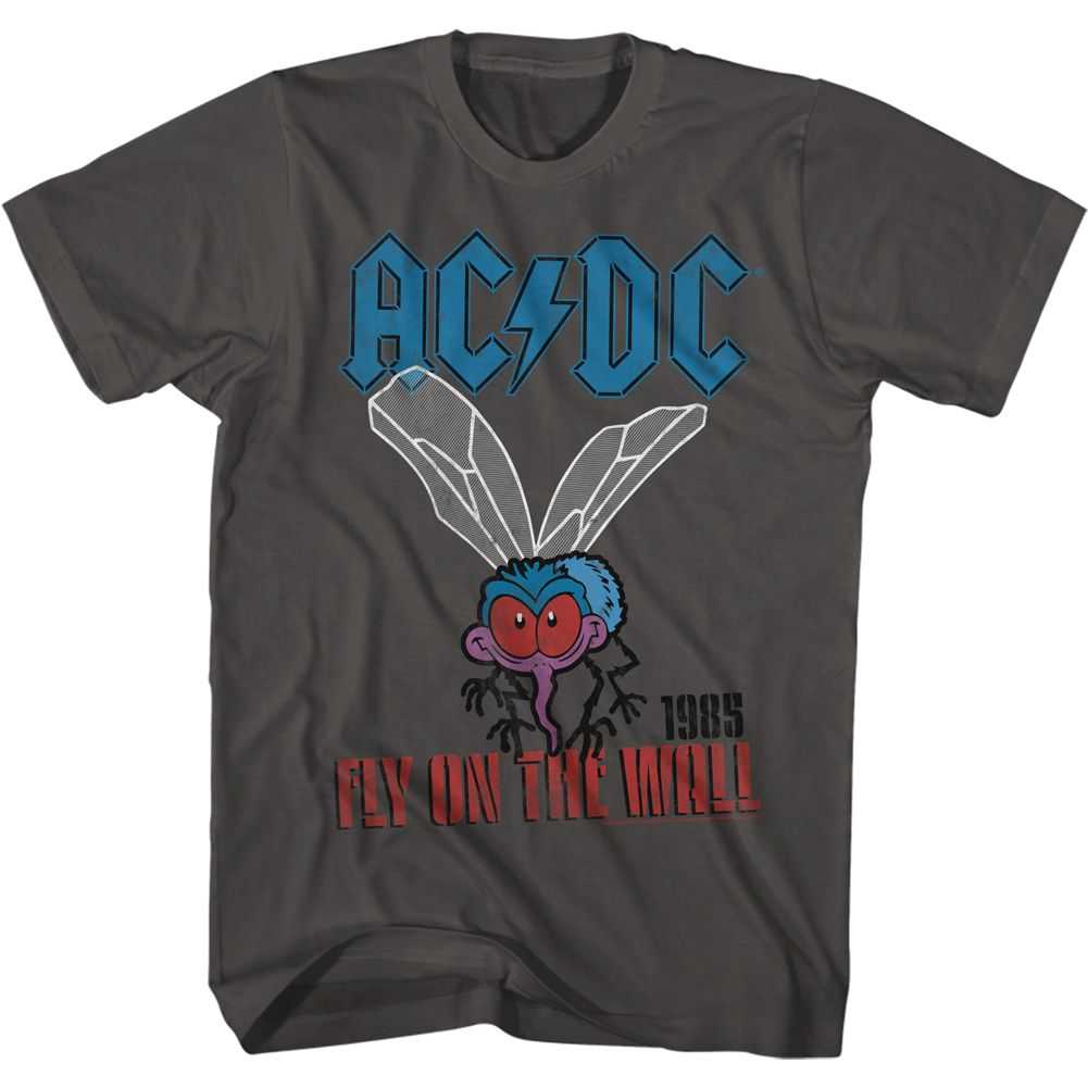 AC/DC Fly On The Wall Adult Graphic T-Shirt - Retro Rock Music Clothing - Concert Lover Gift Idea