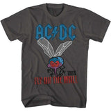 AC/DC Fly On The Wall Adult Graphic T-Shirt - Retro Rock Music Clothing - Concert Lover Gift Idea