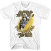 AC/DC 76 Tour Adult Graphic T-Shirt - Retro Rock Music Clothing - Concert Lover Gift Idea