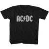 AC/DC Patch Youth Graphic T-Shirt - Retro Rock Music Clothing - Young Concert Lover Gift Idea