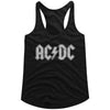 AC/DC Patch Adult Woman Tank Top - Retro Rock Music Clothing - Concert Lover Gift Idea