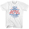 AC/DC Red White and Blue Logo Graphic T-Shirt - Officially Licensed Rock Band Tee