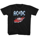 AC/DC The Razors Edge Youth Graphic T-Shirt - Retro Rock Music Clothing - Young Concert Lover Gift Idea
