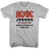 AC/DC Cannons Salute Adult Graphic T-Shirt - Retro Rock Music Clothing - Concert Lover Gift Idea