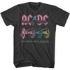 AC/DC Cannons Adult Graphic T-Shirt - Retro Rock Music Clothing - Concert Lover Gift Idea