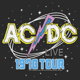 AC/DC 1978 Tour Kids Graphic T-Shirt - Official Rock Band Concert Youth Tee