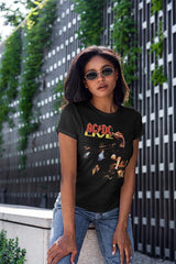 AC/DC Live Album Graphic T-Shirt - Official Classic Rock Band Concert Tee