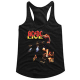 AC/DC Live Album Graphic Ladies Tank Top - Official Rock Band Concert Tour Tee