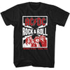 AC/DC Rock and Roll Lightning Graphic T-Shirt - Official Classic Band Tee