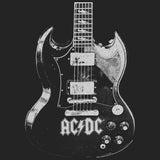 AC/DC Angus Young Guitar Graphic T-Shirt - Official Classic Rock Band Tee