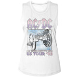 AC/DC For Those About to Rock Tour Graphic Ladies Tank Top - Official Concert Band Tee