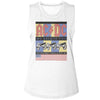 AC/DC Flag We Salute You Adult Graphic Shirt - Officially Licensed Hard Rock Band Muscle shirt White