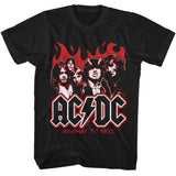 AC/DC Highway to Hell Two-Tone Graphic T-Shirt - Official Classic Rock Band Tee