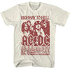 AC/DC Highway to Hell Long Beach CA Graphic T-Shirt - Official 1979 Concert Tour Band Tee