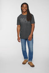 AC/DC Back in Black Logo Graphic T-Shirt - Official Classic Rock Band Tee