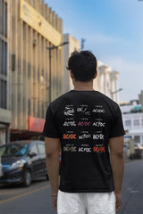 AC/DC 50th Anniversary Graphic T-Shirt - Official Two-Sided Logos Rock Band Tee